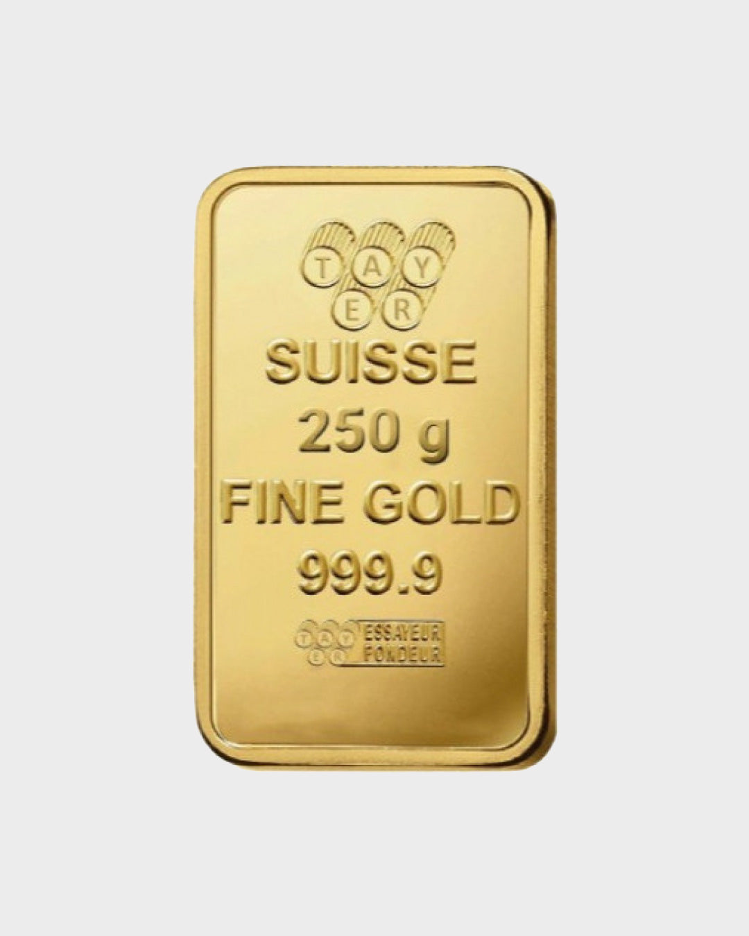 سبيكه ذهب وزن 250 جرام عيار 24