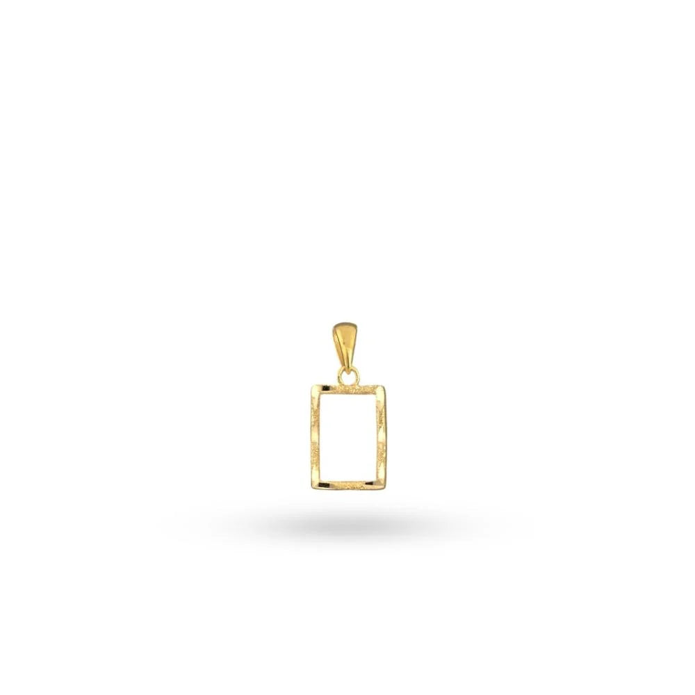 21k engraved and diamond alloy frame (1 gram)