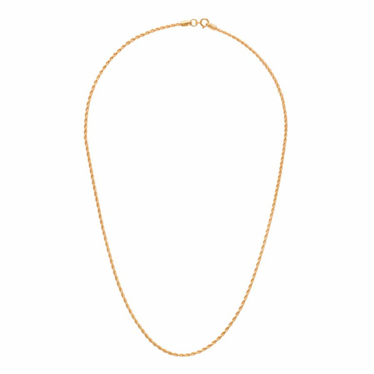 سلسال ذهب عيار 21 وزن 2.6 جرام طول 40 سم