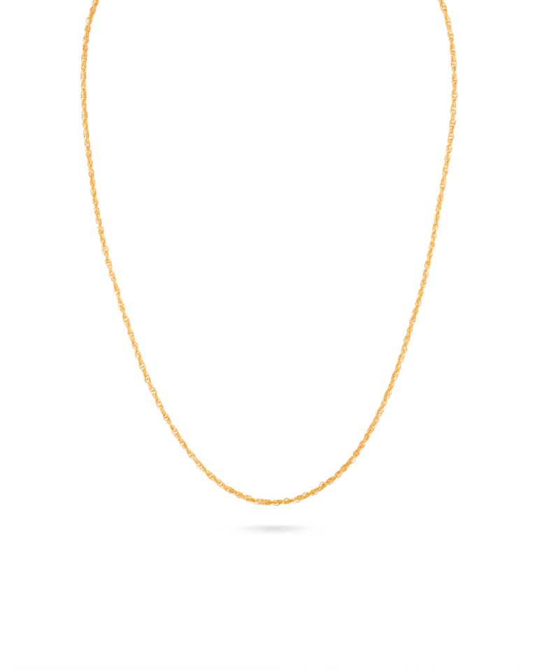 سلسال ذهب طول 60 سم وزن 3.3 جرام