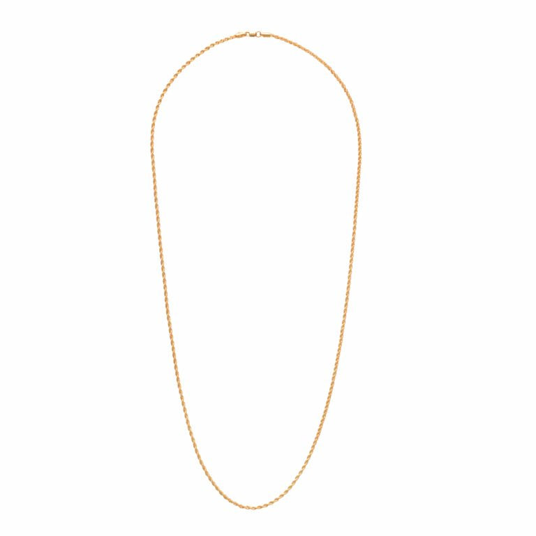 سلسال ذهب طول 70 سم وزن 3.9 جرام