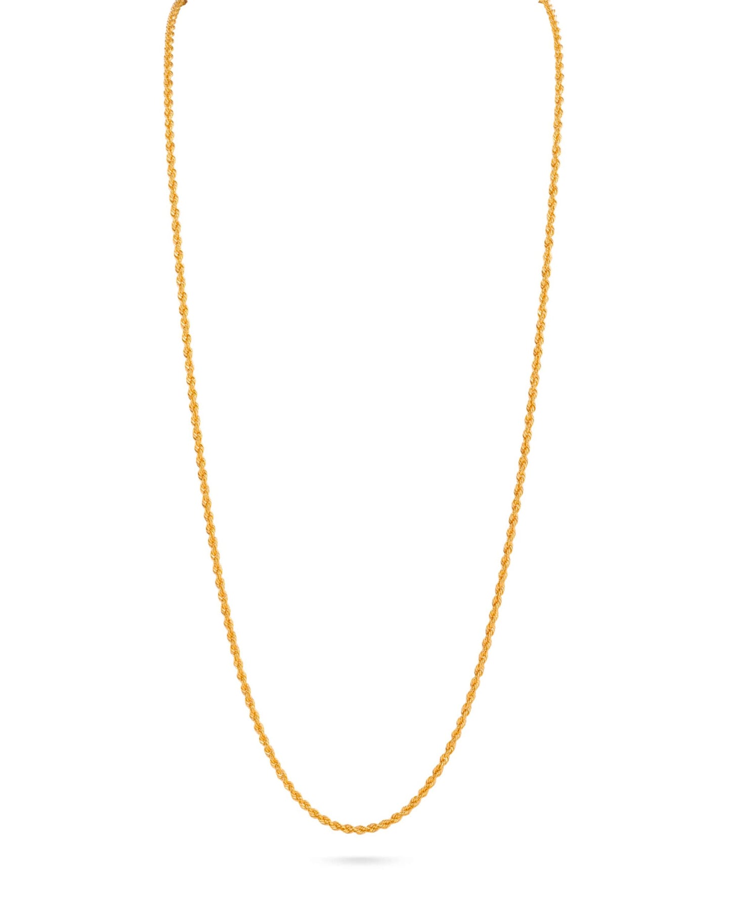 سلسال ذهب طول 70 سم وزن 3.9 جرام