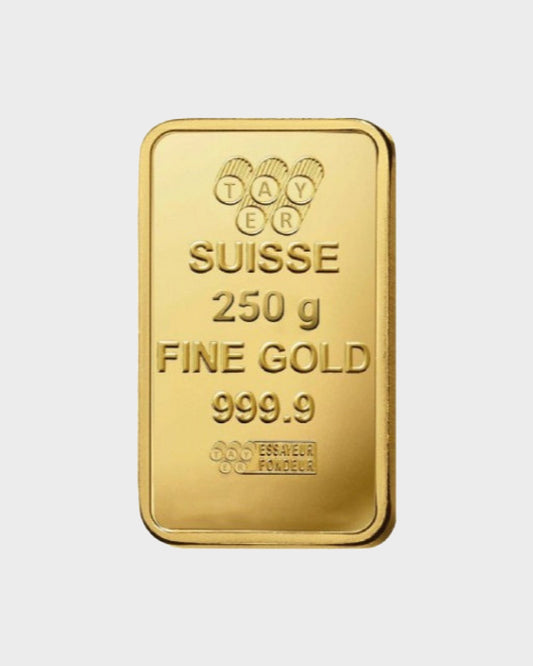 سبيكه ذهب وزن 250 جرام عيار 24