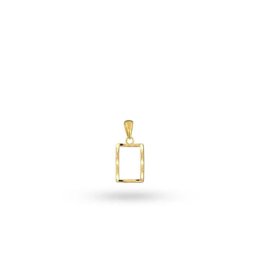 إطار سبيكة منقوش ومعين (1 غرام) عيار 21 - الصعب لسبائك الذهب - 