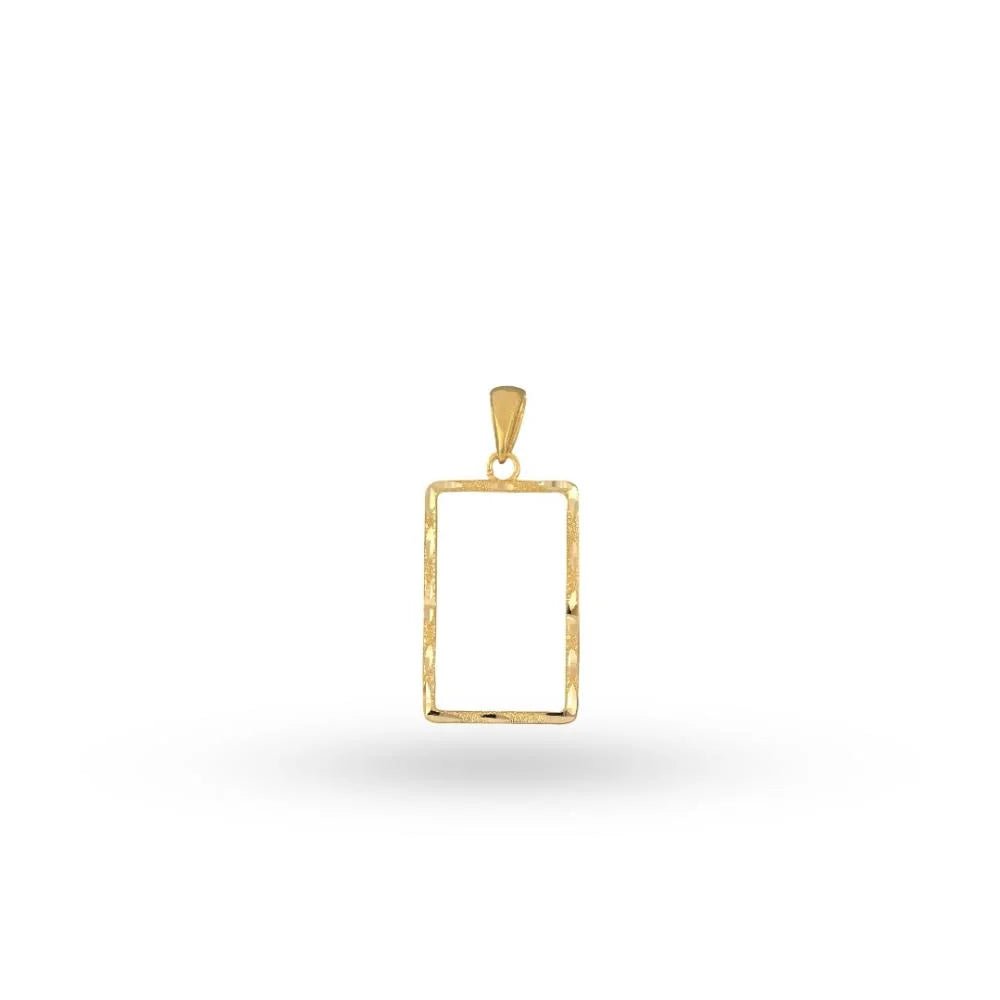 إطار سبيكة منقوش ومعين (2.5 و 5 غرام) عيار1 - الصعب لسبائك الذهب - 