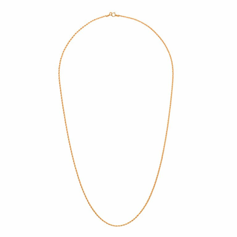 سلسال ذهب عيار 21 طول 60 سم وزن 2.68 جرام