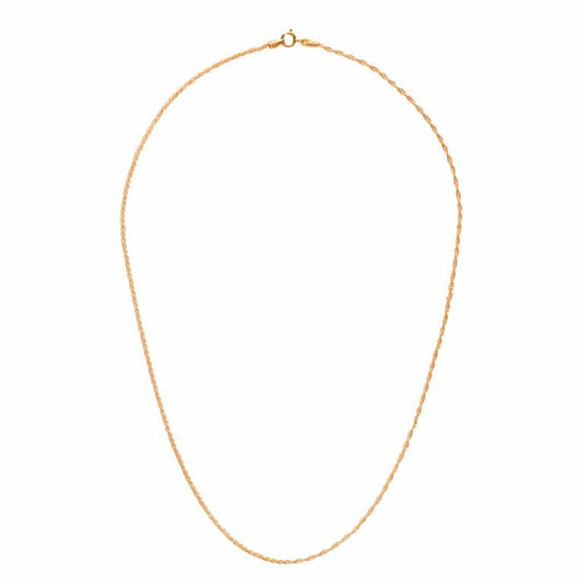 سلسال ذهب عيار 21 طول 40 سم وزن 1.95 جرام - الصعب لسبائك الذهب - 