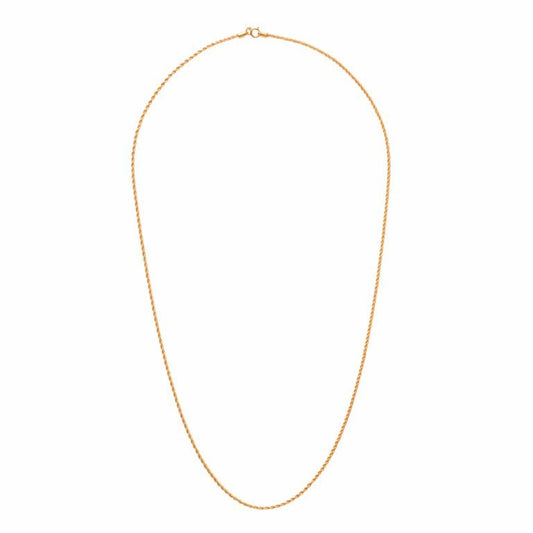 سلسال ذهب عيار 21 طول 60 سم وزن 2.68 جرام - الصعب لسبائك الذهب - 