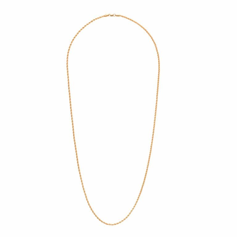 سلسال ذهب طول 70 سم وزن 3.9 جرام - الصعب لسبائك الذهب - 